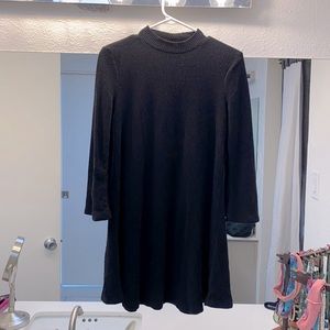 Long flowy sweater with petal sleeves